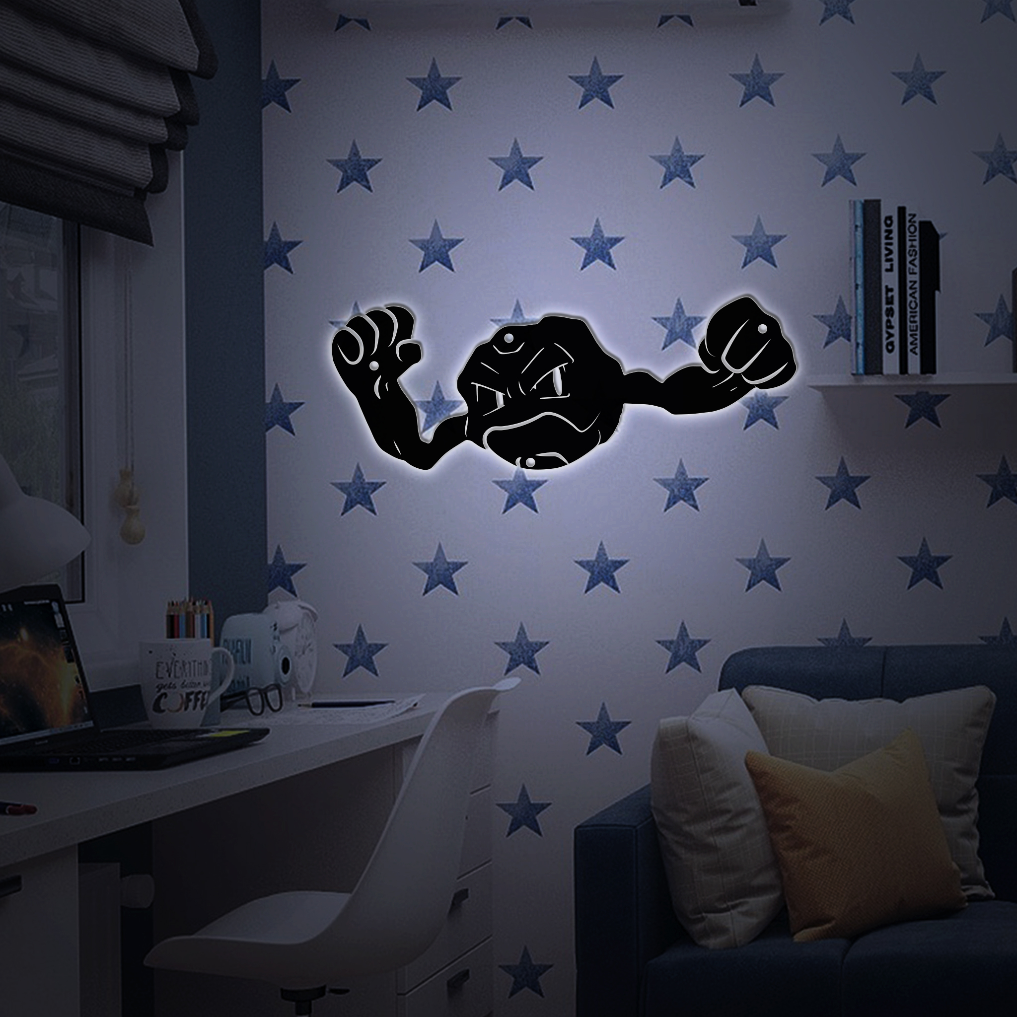 Pokemon Geodude Metal Signs