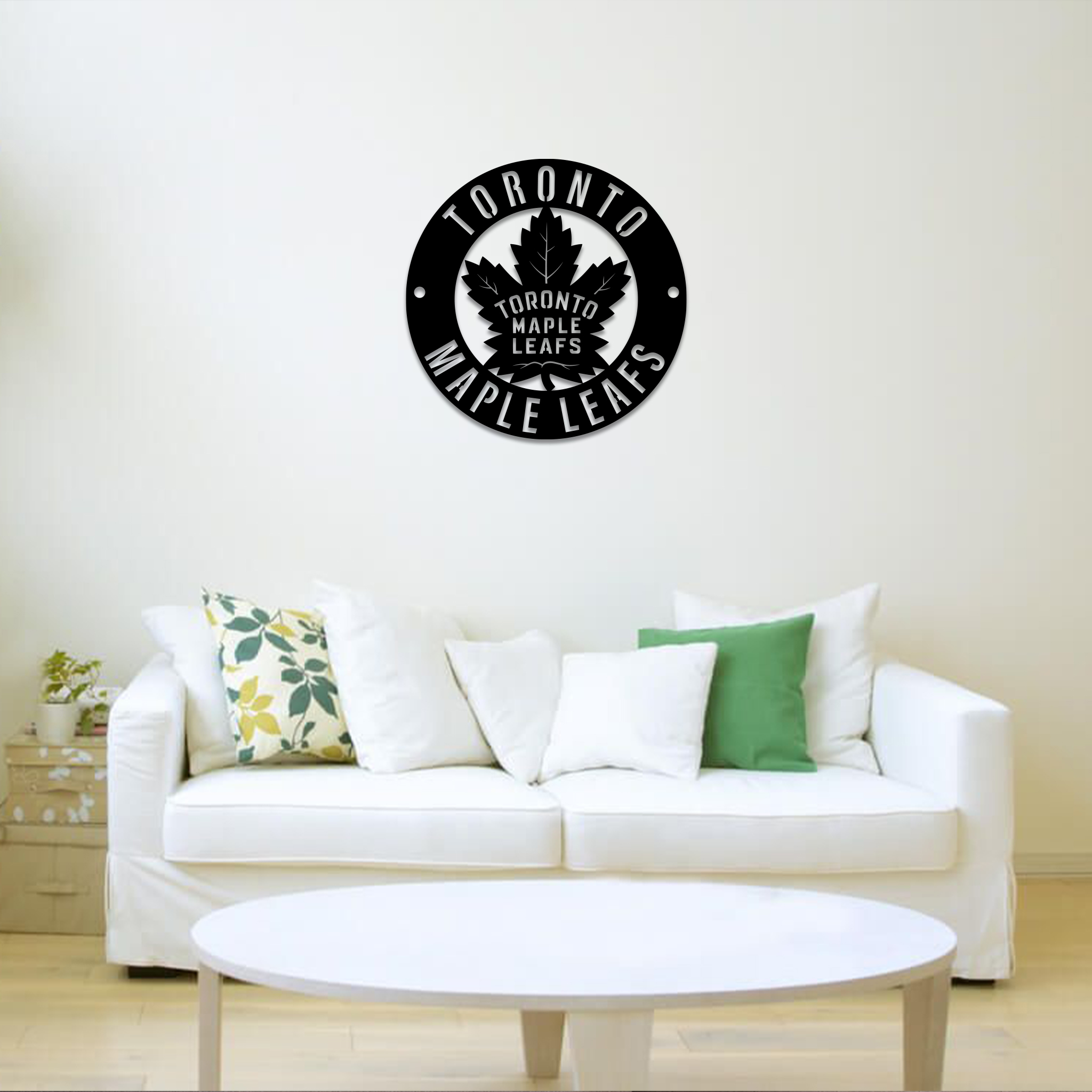 Toronto Maple Leafs Ice Hockey Metal Sign