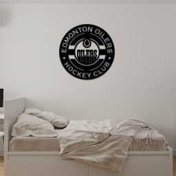 Ice Hockey Edmonton Oilers Metal Sign