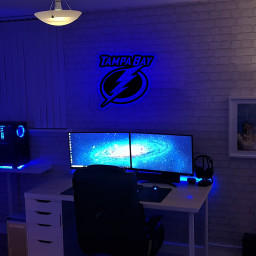 Ice Hockey Tampa Bay Lightning Metal Sign Wall Decor