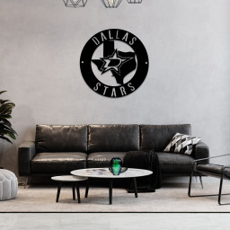 Dallas Stars Ice Hockey Metal Sign