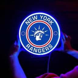 New York Rangers Ice Hockey UV Signs Wall Decor