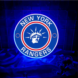 New York Rangers Ice Hockey UV Signs Wall Decor