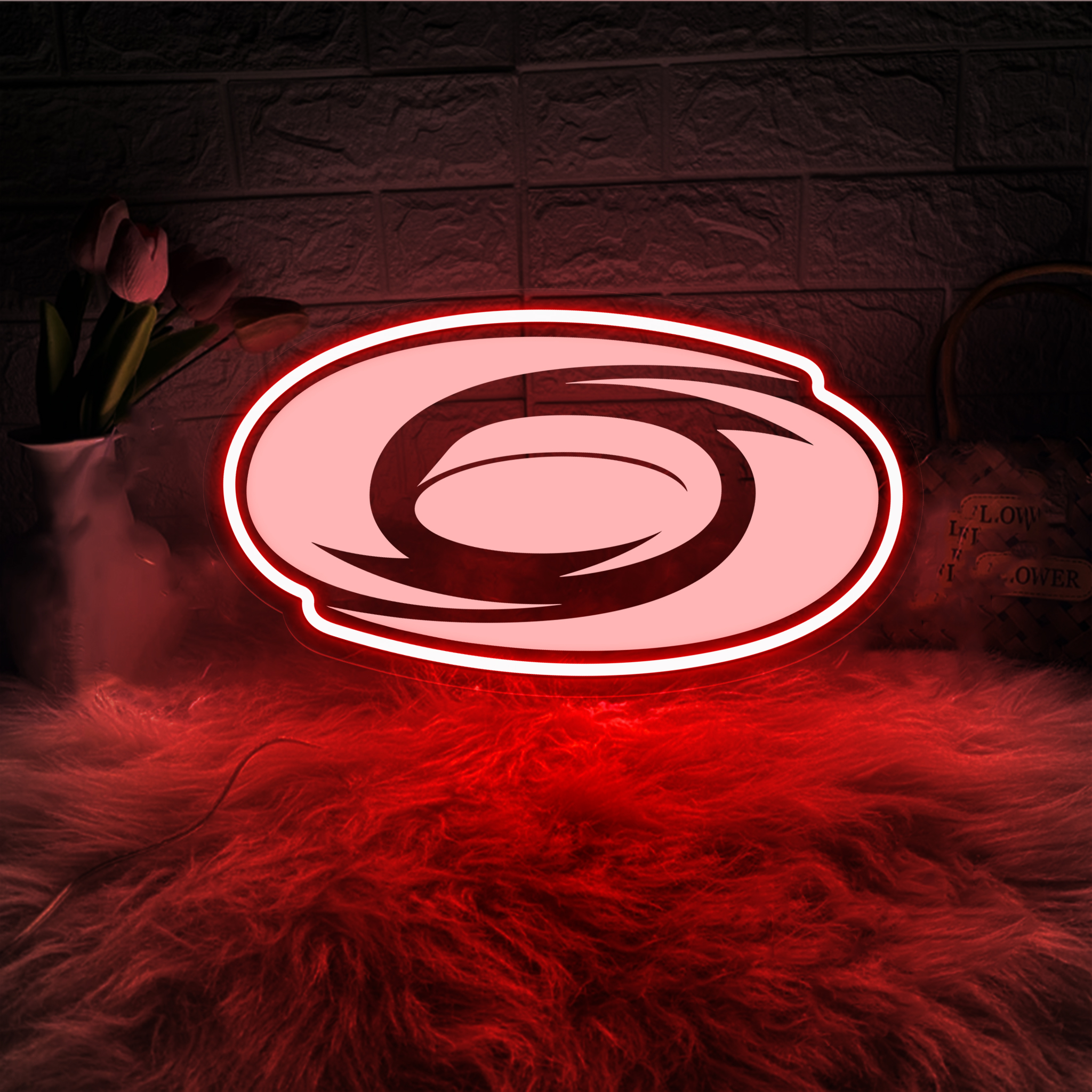 Ice Hockey Carolina Hurricanes Laser Signs