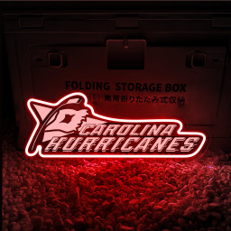 Carolina Hurricanes Ice Hockey Laser Signs