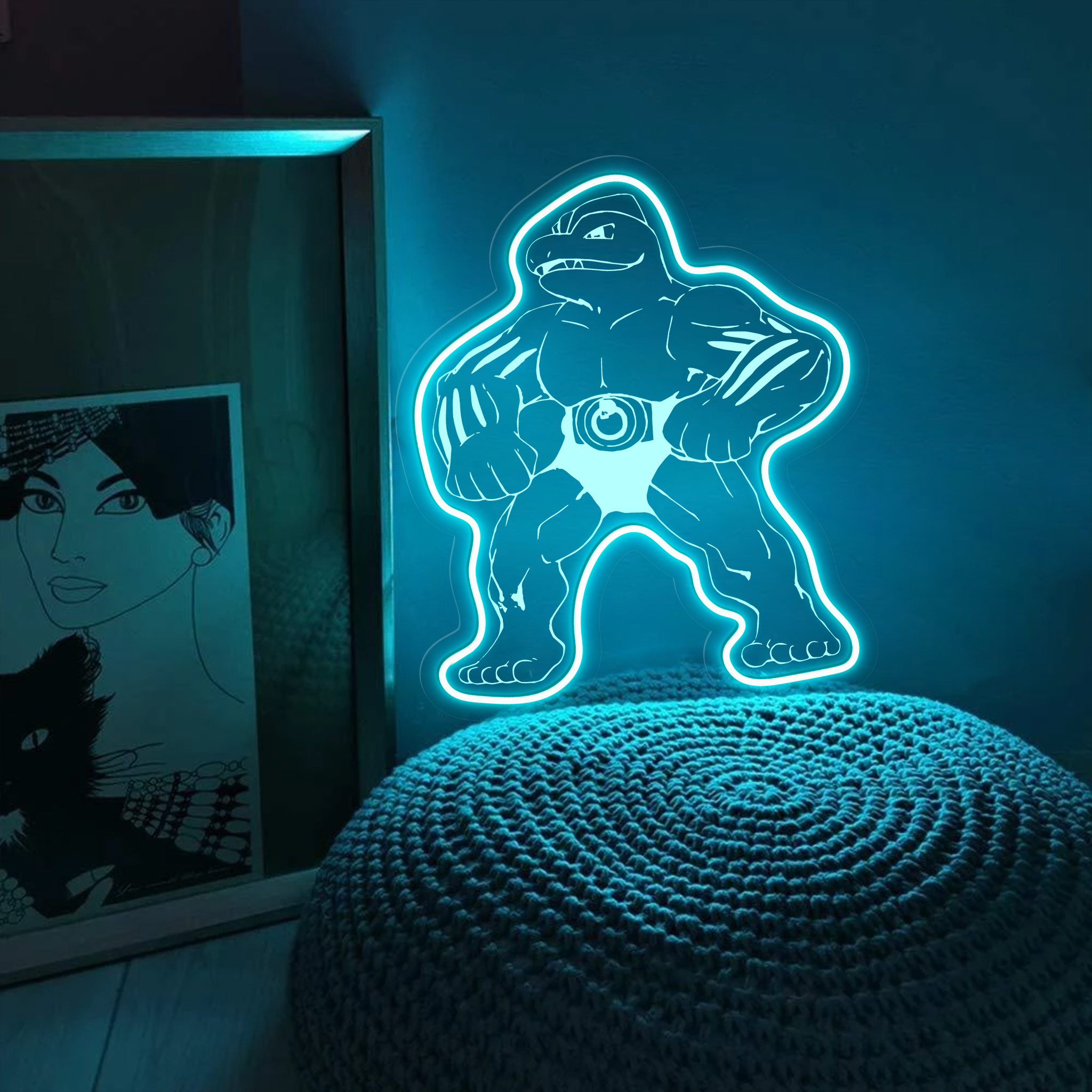Machoke Pokemon Laser Signs