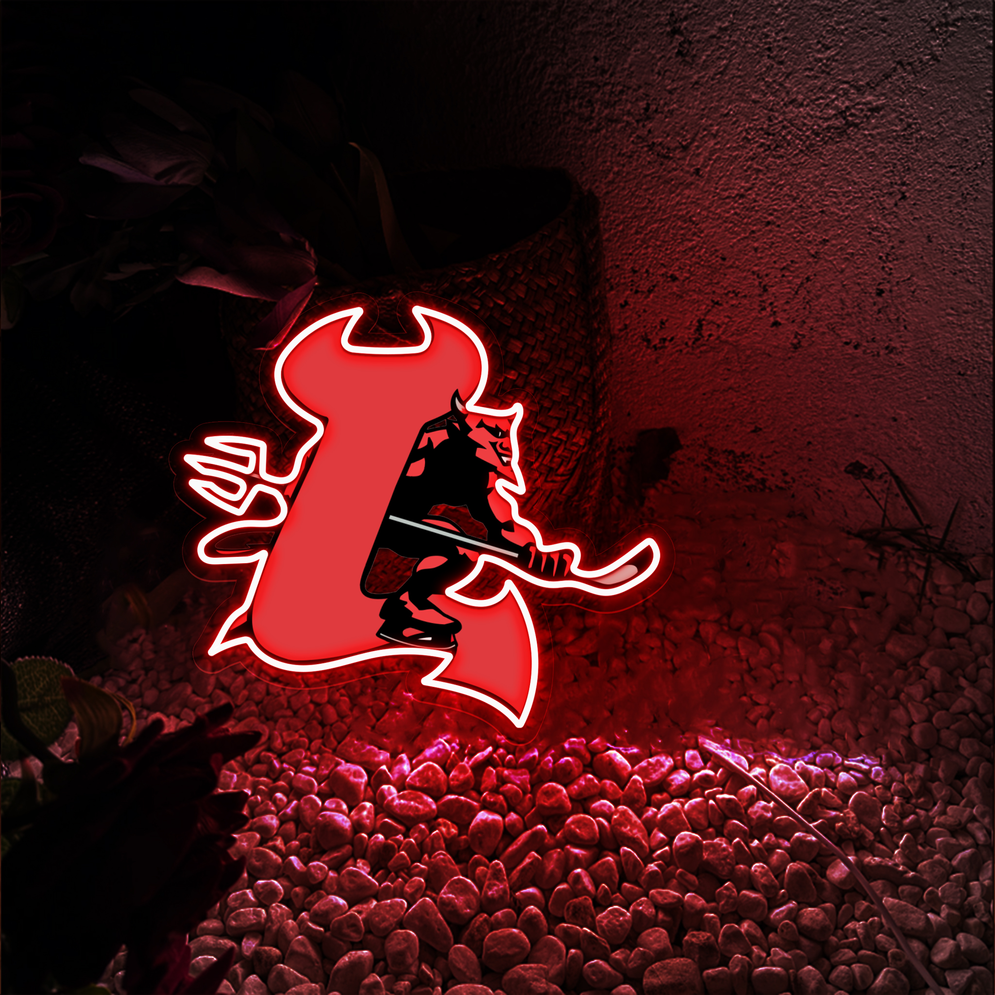 New Jersey Devils Ice Hockey UV Signs Wall Decor