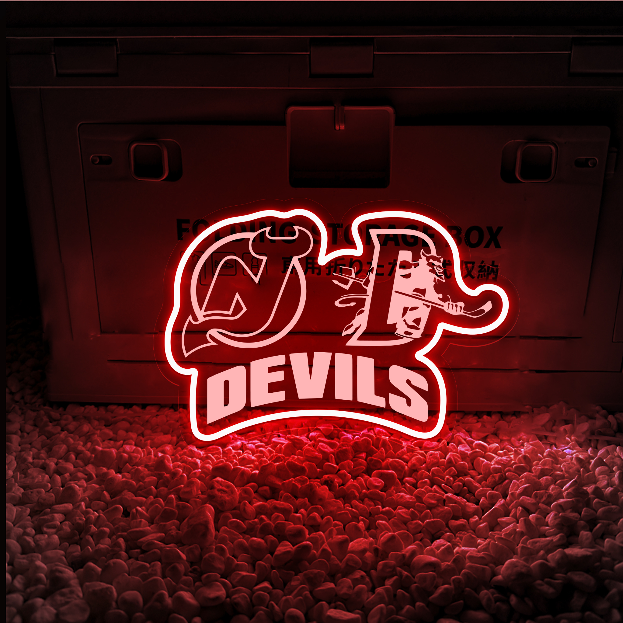 Ice Hockey New Jersey Devils Laser Signs