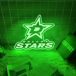 Ice Hockey Dallas Stars Laser Sign