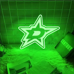 Ice Hockey Dallas Stars Laser Signs