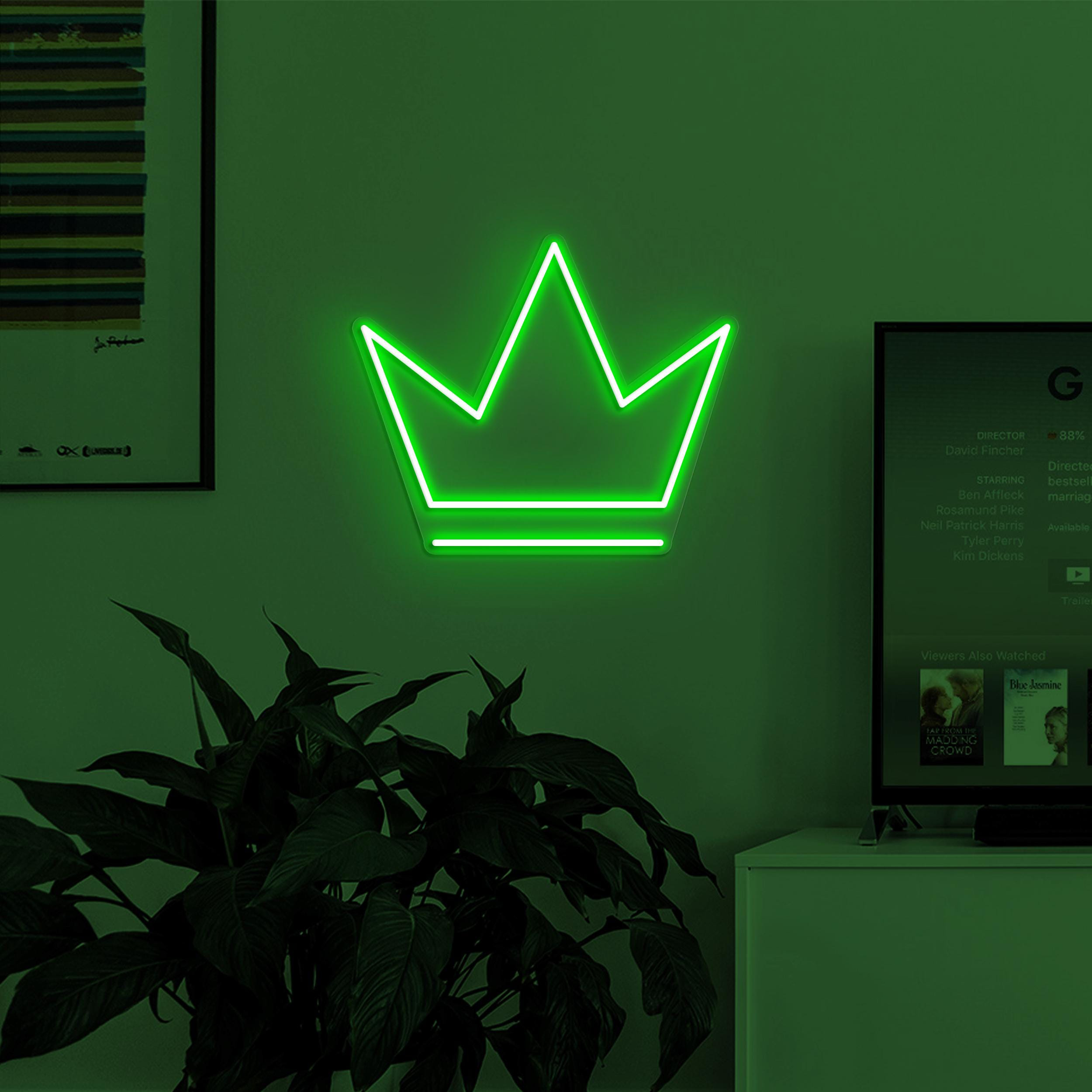 Crown Neon Sign, Crown LED Light, Queen Crown Wall Decor, Home Neon Light, Royal Crown Decor, King Crown Neon Sign, Princess Crown Wall Art