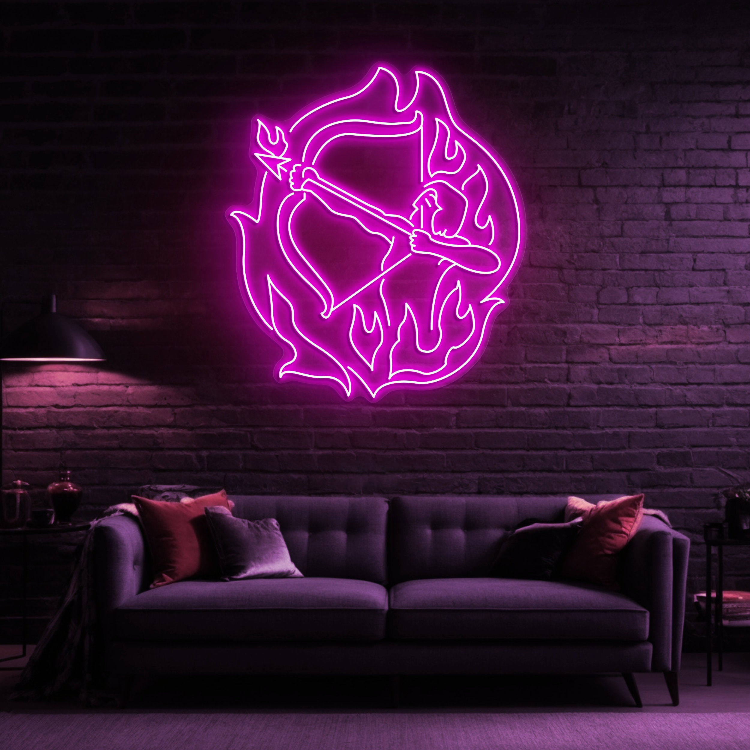 Sagittarius Neon Sign, Astrology Horoscope Sign, Bedroom Wall Decor, Led Neon Art, Sagittarius Sign for Home, Kids Room Decor, Gift Idea