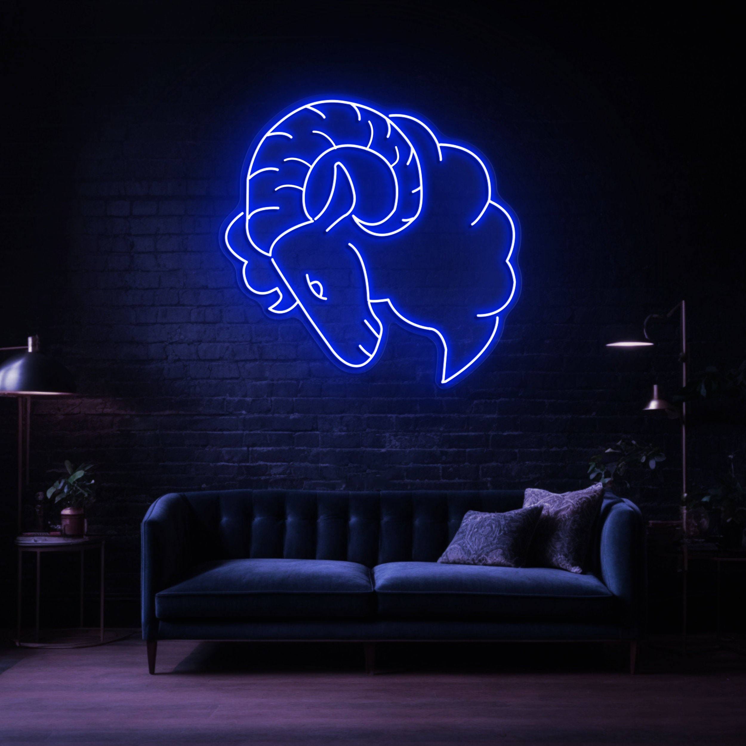 Aries Neon Sign, Zodiac Astrology Light, Aries Horoscope Wall Decor, Spiritual Gift for Aries Birthdays, Home and Kids Room Decor, Gift Idea