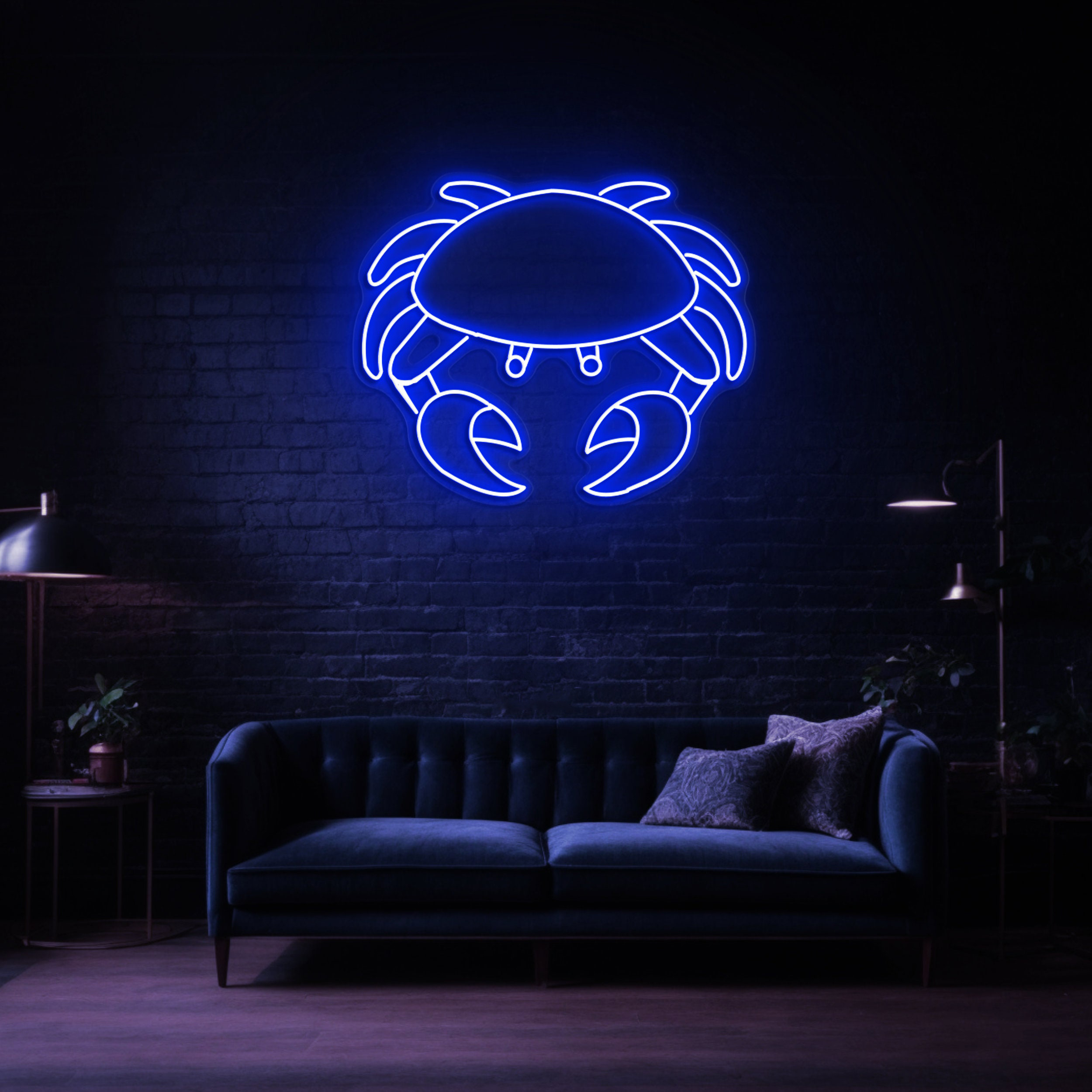 Cancer Zodiac Neon Sign, Horoscope Neon Sign for Cancerians, Astrology Wall Decor and Birthday Gift, Cancer Light, Home and Kids Room Decor