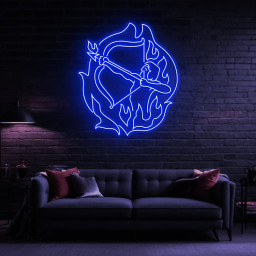 Sagittarius Neon Sign, Astrology Horoscope Sign, Bedroom Wall Decor, Led Neon Art, Sagittarius Sign for Home, Kids Room Decor, Gift Idea