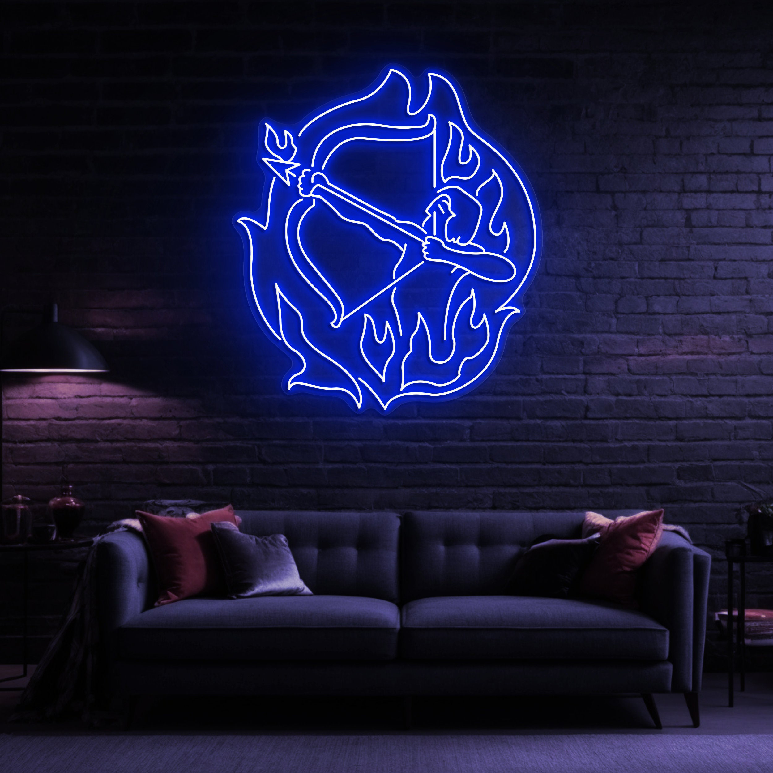 Sagittarius Neon Sign, Astrology Horoscope Sign, Bedroom Wall Decor, Led Neon Art, Sagittarius Sign for Home, Kids Room Decor, Gift Idea