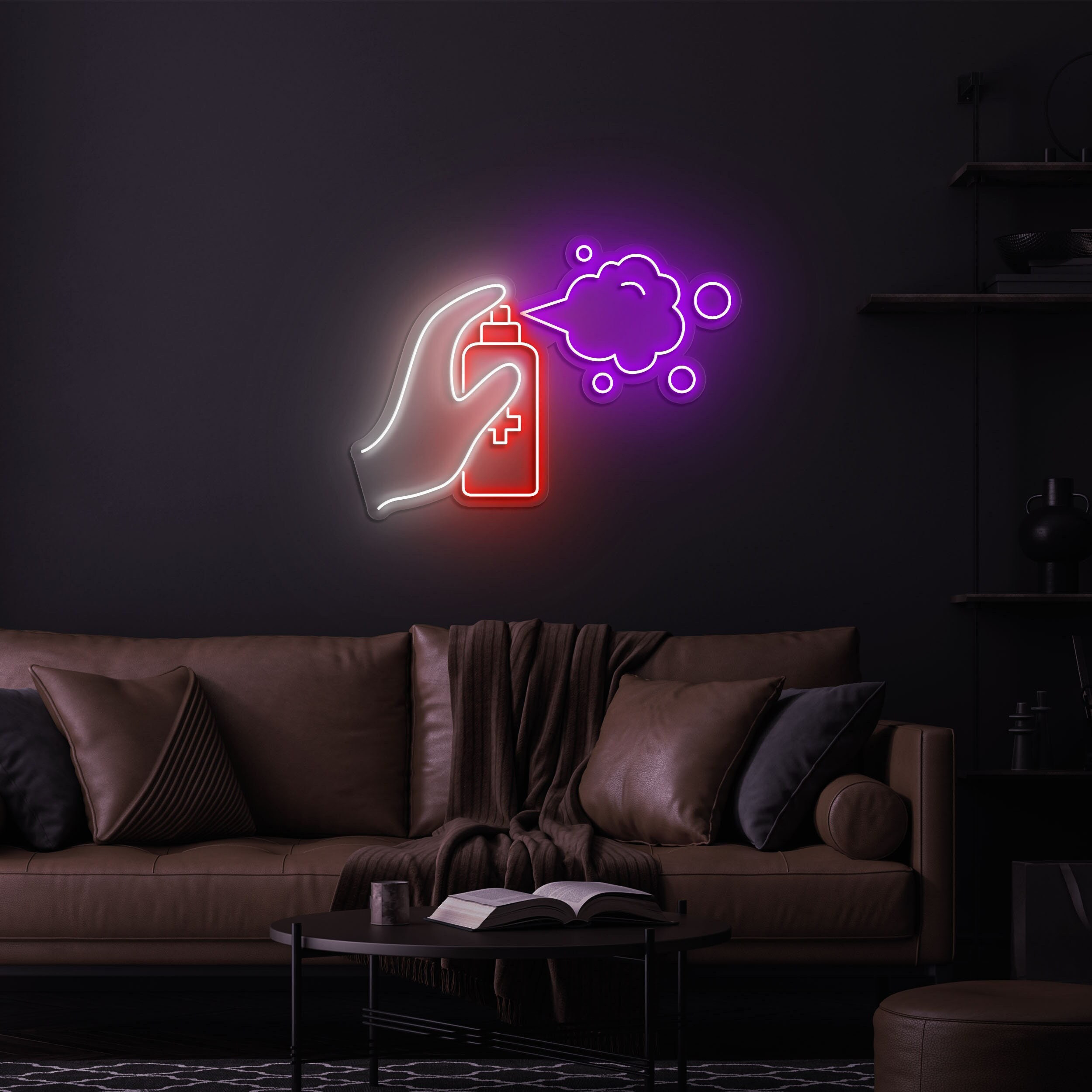 Spray Can Neon Sign, Spray Can LED Light, Street Art Decor for Artists and Creatives, Neon Light for Studios, Art Spaces, Street Decor Sign