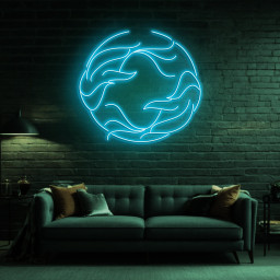 Pisces Neon Sign, Zodiac Horoscope LED Wall Decor, Pisces Light for Bedroom, Zodiac Horoscope Neon Sign, Beautiful Gift for Astrology Lovers