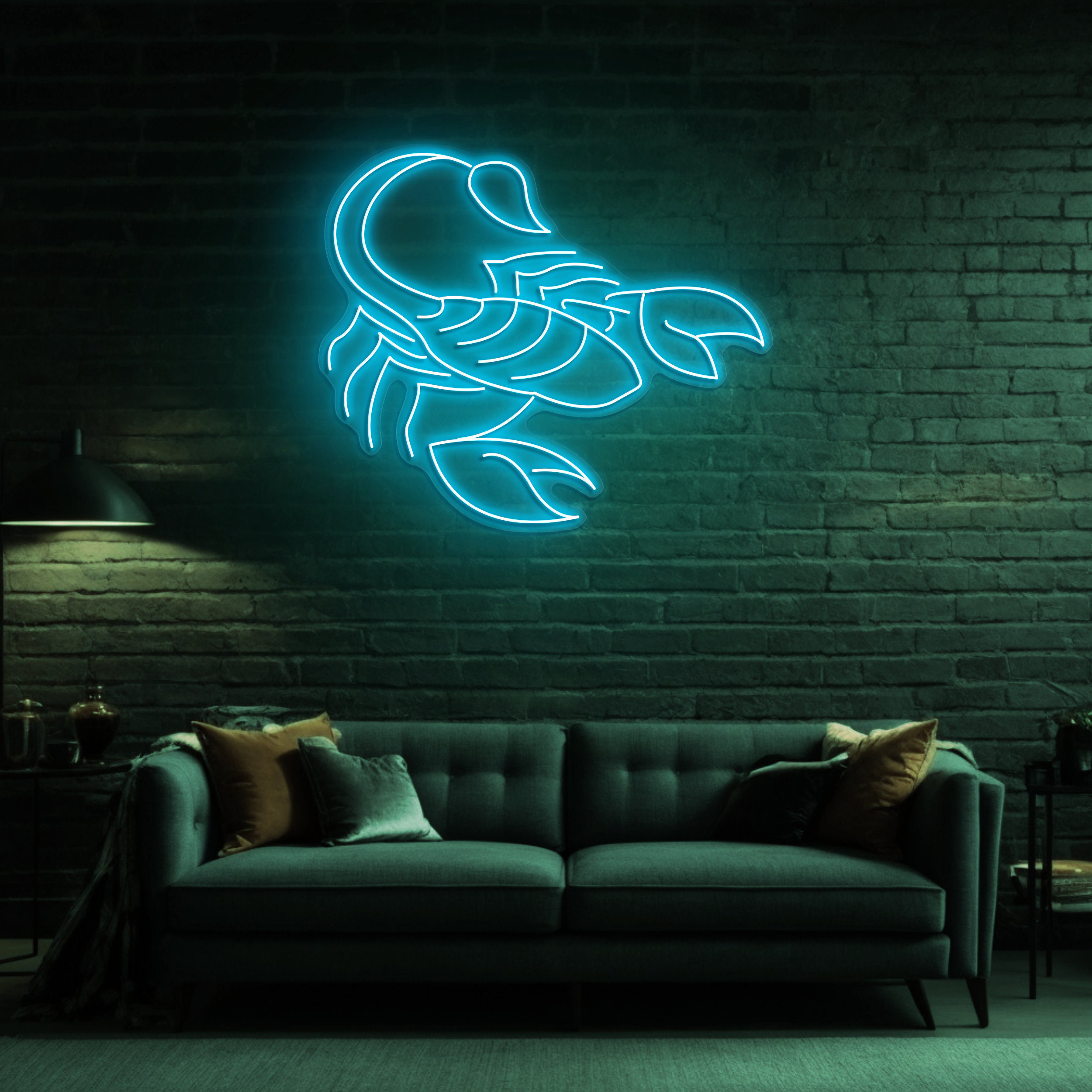 Scorpio Neon Sign, Astrology Zodiac Horoscope LED Light, Baby Room Decor, Bedroom and Kids Room Wall Art, Scorpio Neon Light, Zodiac Decor