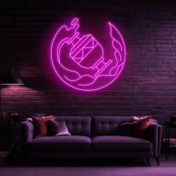 Aquarius Neon Sign, Horoscope LED Light, Aquarius Neon for Office Decor, Zodiac Neon Sign for Home or Office, Aquarius Light, Astrology Art