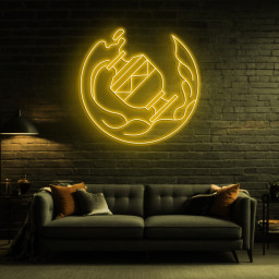 Aquarius Neon Sign, Horoscope LED Light, Aquarius Neon for Office Decor, Zodiac Neon Sign for Home or Office, Aquarius Light, Astrology Art