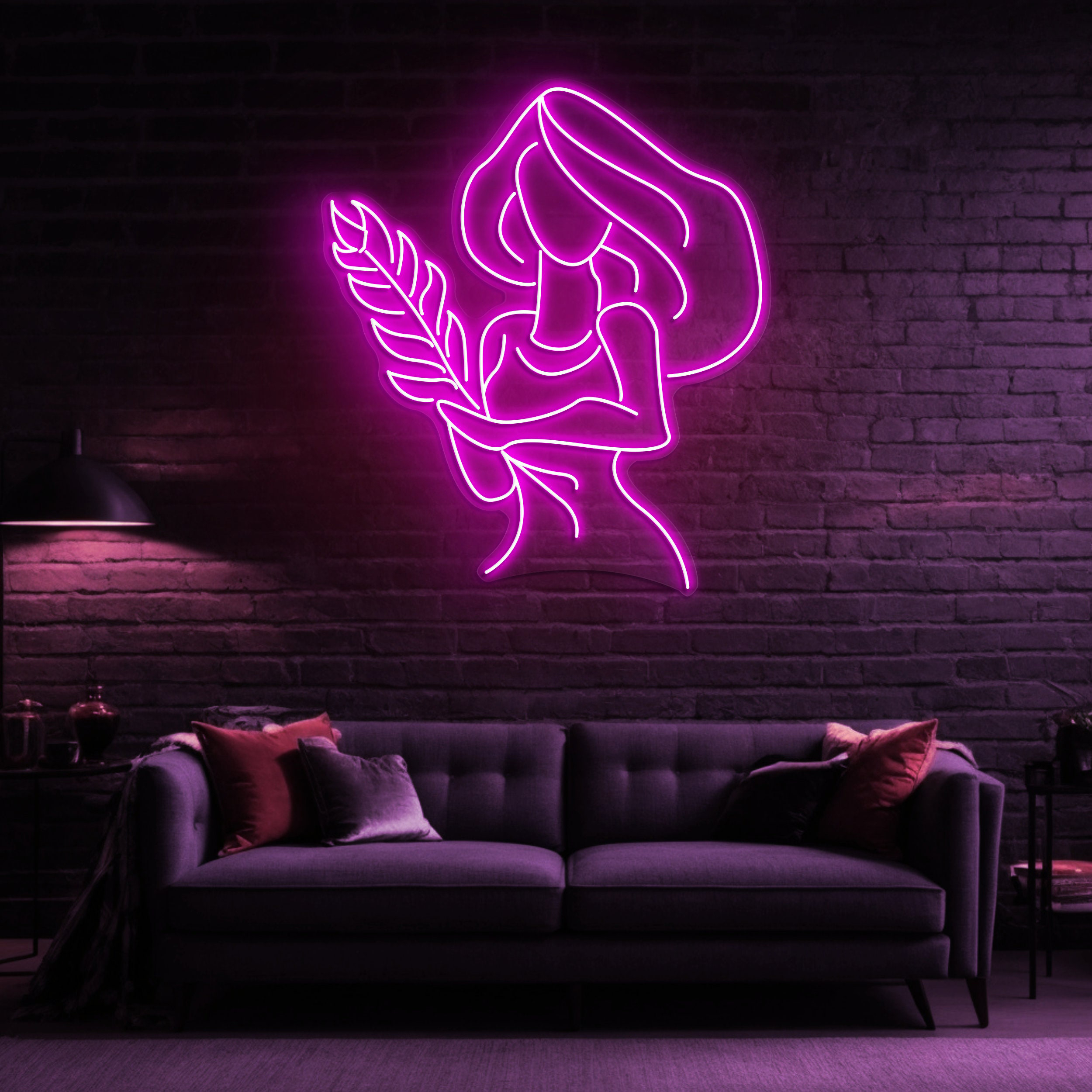 Virgo Neon Sign, Zodiac Astrology LED Light, Room Decor, Party Gift, Virgo Wall Art, Business and Zodiac Decor, Personalized Virgo LED Sign