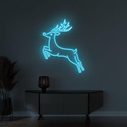 Deer Neon Sign, Deer Running LED Light, Reindeer Wall Decor, Kids Room Neon Light, Zoo Neon Light, Animal Shop Neon Decor, Deer Lover Gift