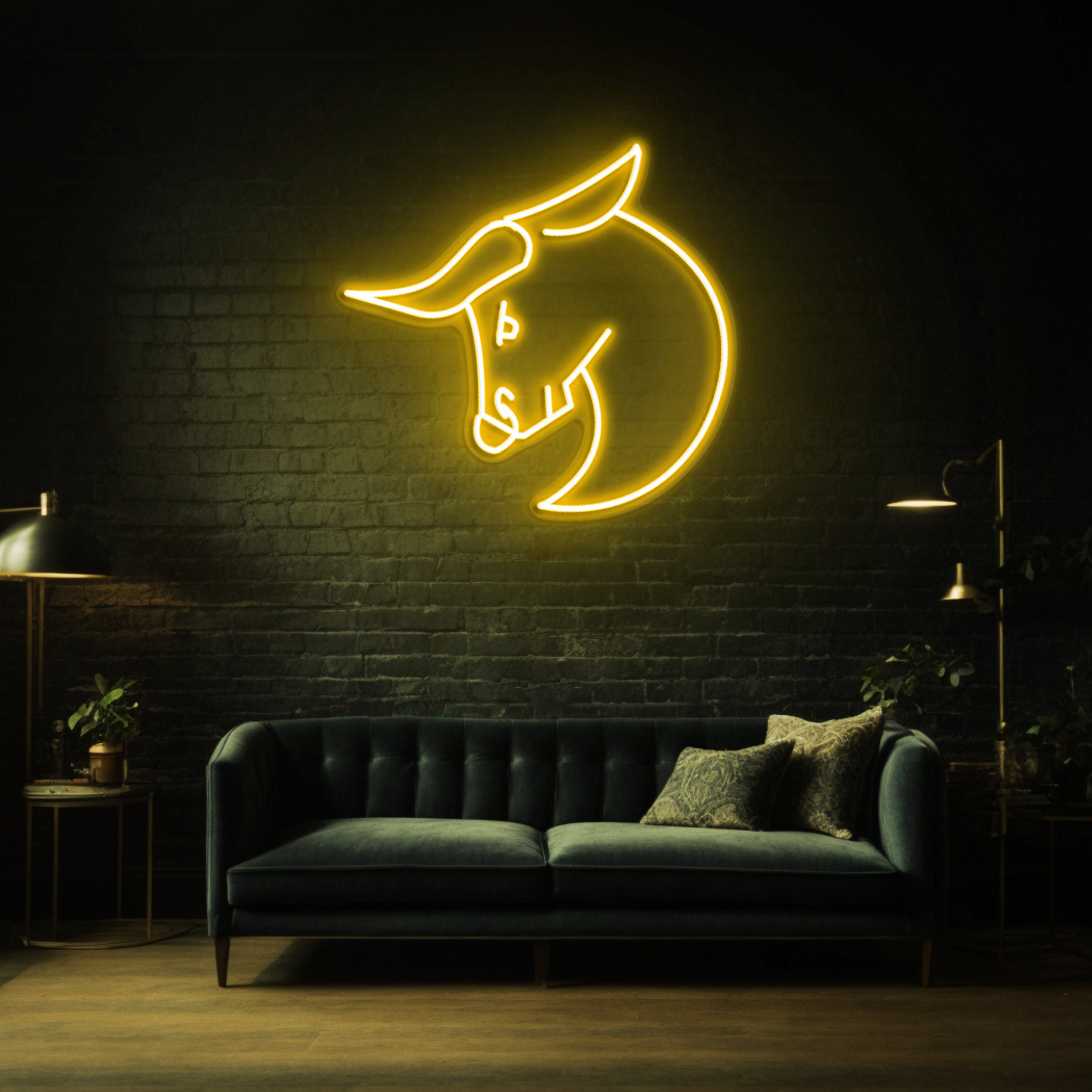 Capricorn Neon Sign, Zodiac Horoscope Wall Decor, Spiritual Capricorn Signs for Home Kids Room Decor, Zodiac Neon Lights, Capricorn Wall Art