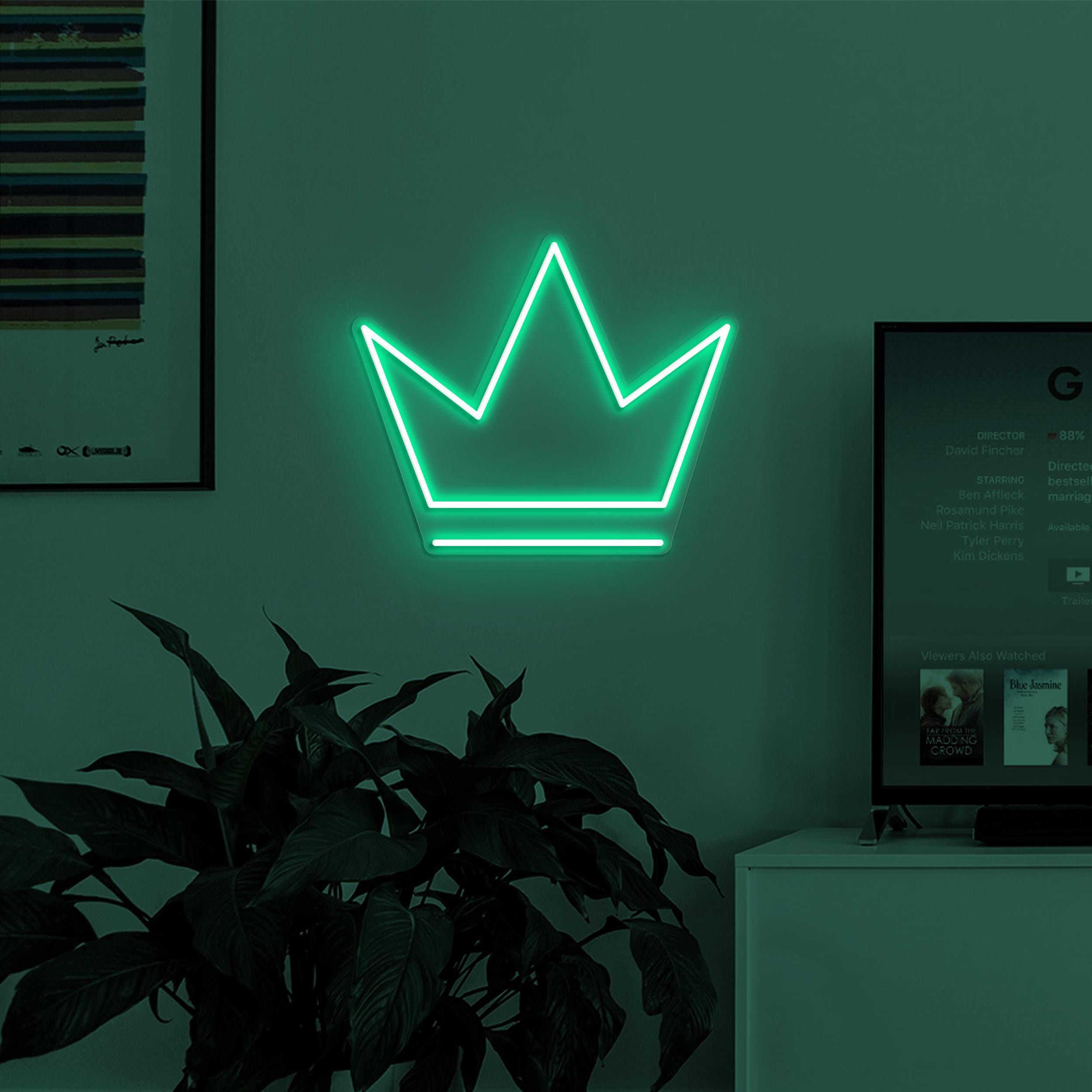 Crown Neon Sign, Crown LED Light, Queen Crown Wall Decor, Home Neon Light, Royal Crown Decor, King Crown Neon Sign, Princess Crown Wall Art