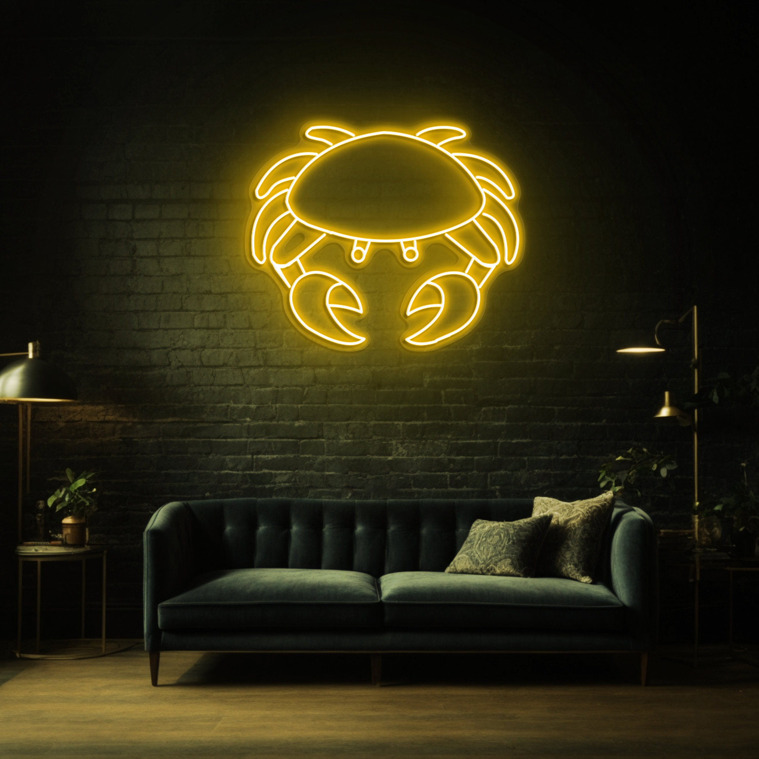 Cancer Zodiac Neon Sign, Horoscope Neon Sign for Cancerians, Astrology Wall Decor and Birthday Gift, Cancer Light, Home and Kids Room Decor