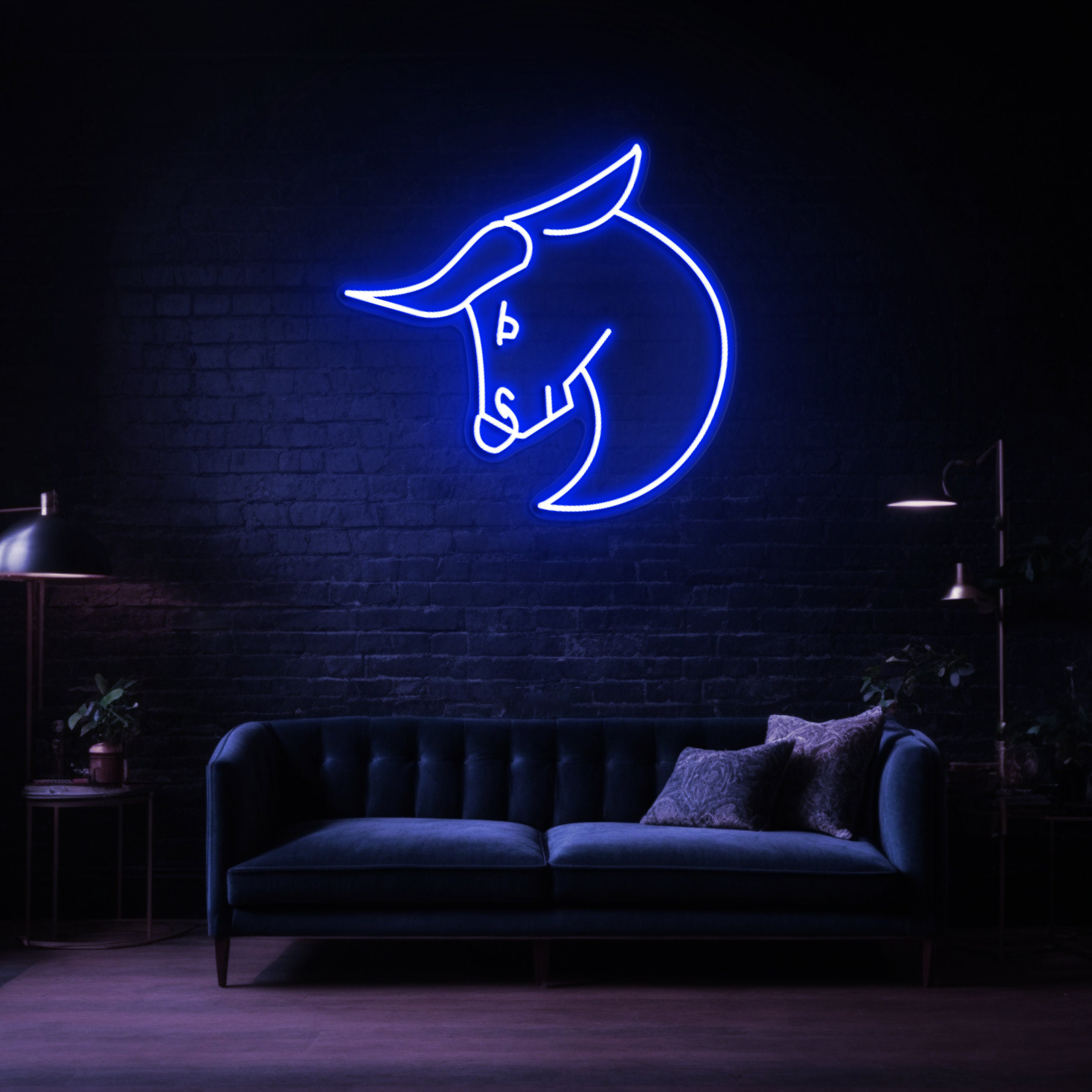 Capricorn Neon Sign, Zodiac Horoscope Wall Decor, Spiritual Capricorn Signs for Home Kids Room Decor, Zodiac Neon Lights, Capricorn Wall Art