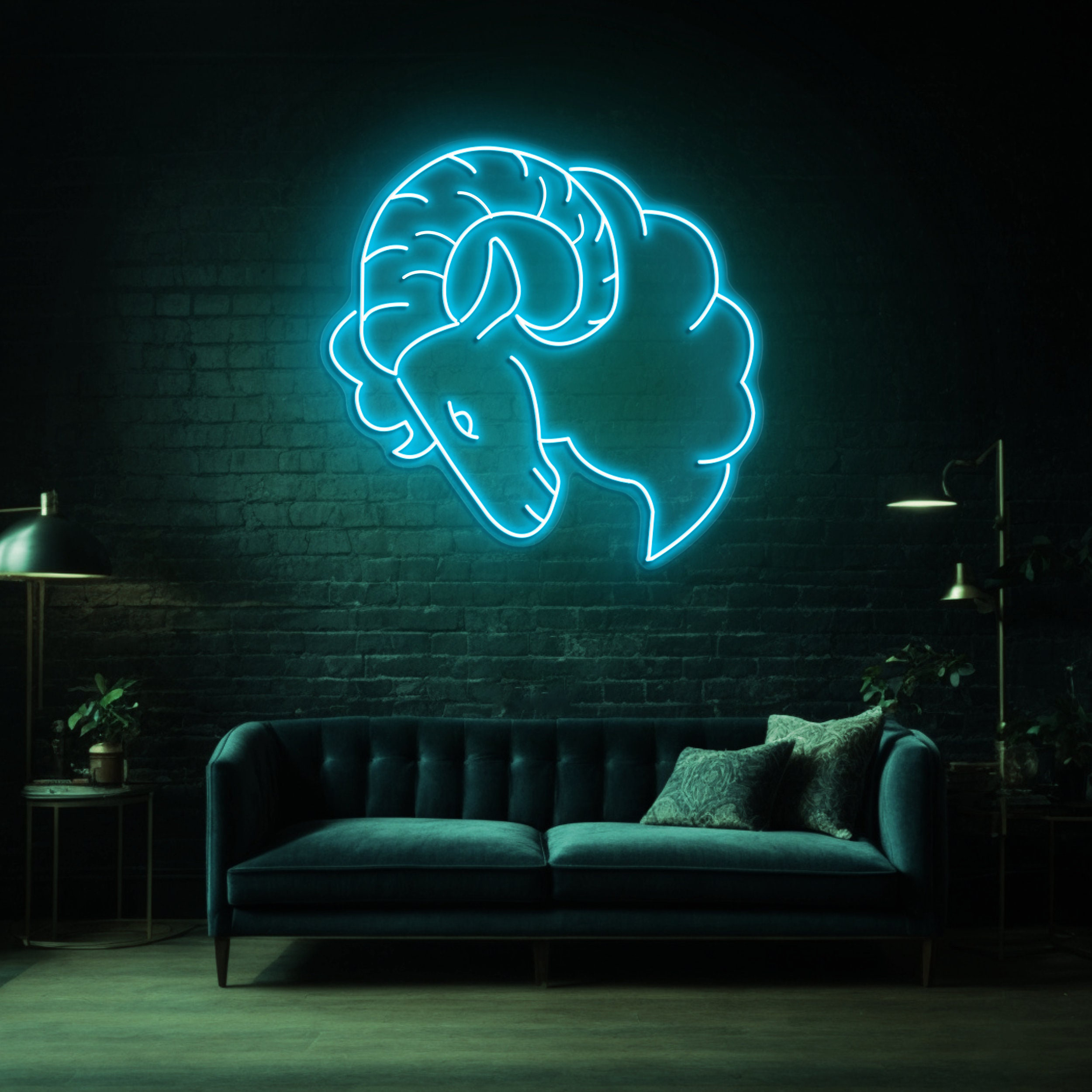 Aries Neon Sign, Zodiac Astrology Light, Aries Horoscope Wall Decor, Spiritual Gift for Aries Birthdays, Home and Kids Room Decor, Gift Idea
