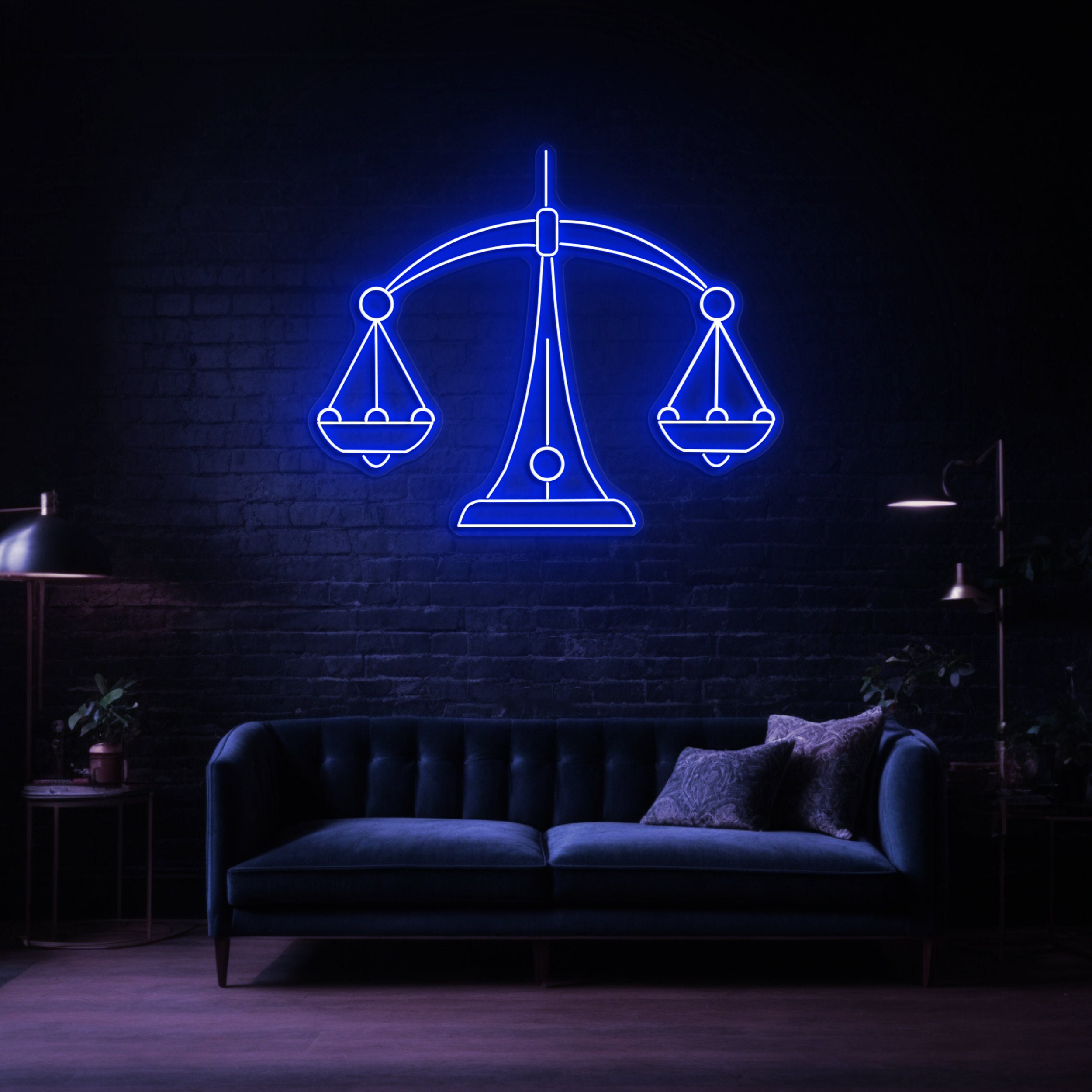 Libra Neon Sign, Zodiac Horoscope Wall and Bedroom Decor, Zodiac Libra Sign, Birthday Gift, Libra Neon Art,Wedding Decor,Astrology Neon Sign
