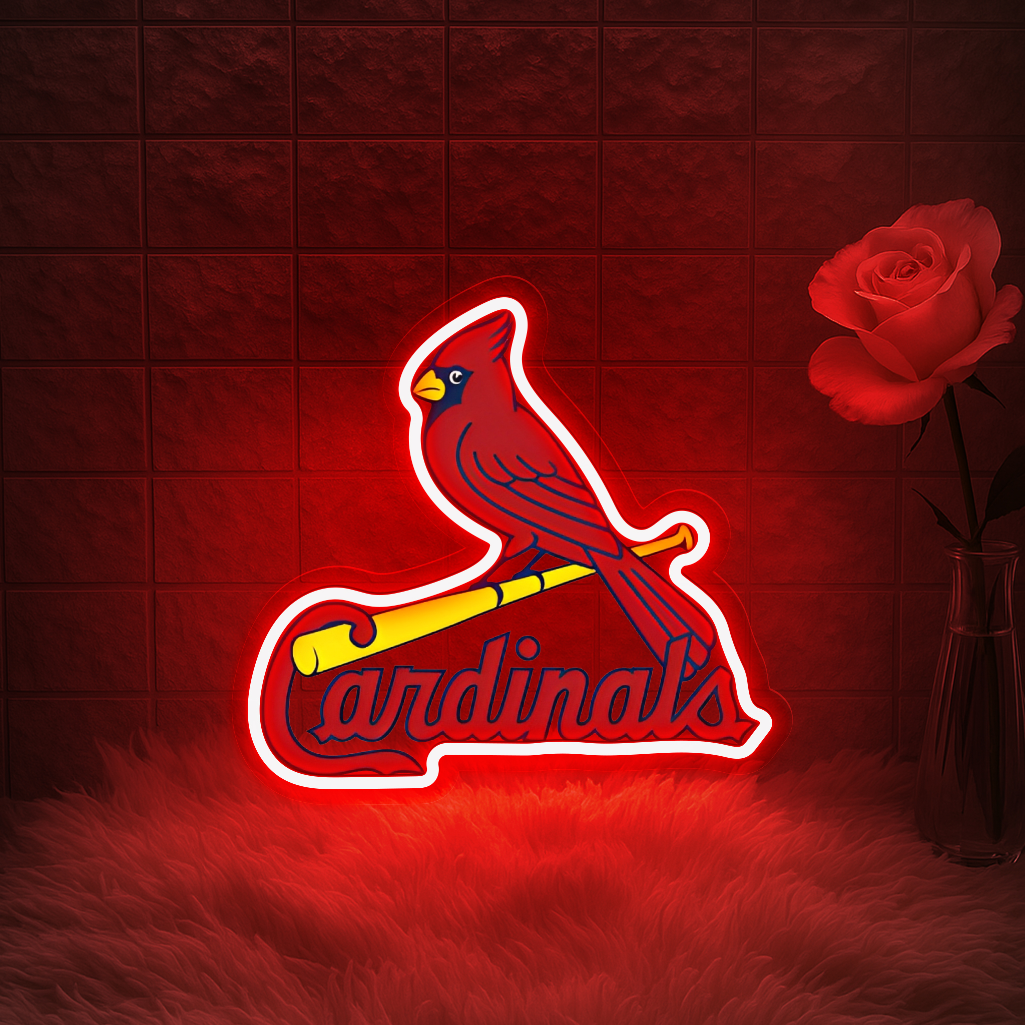 St. Louis Cardinals Baseball UV Sign