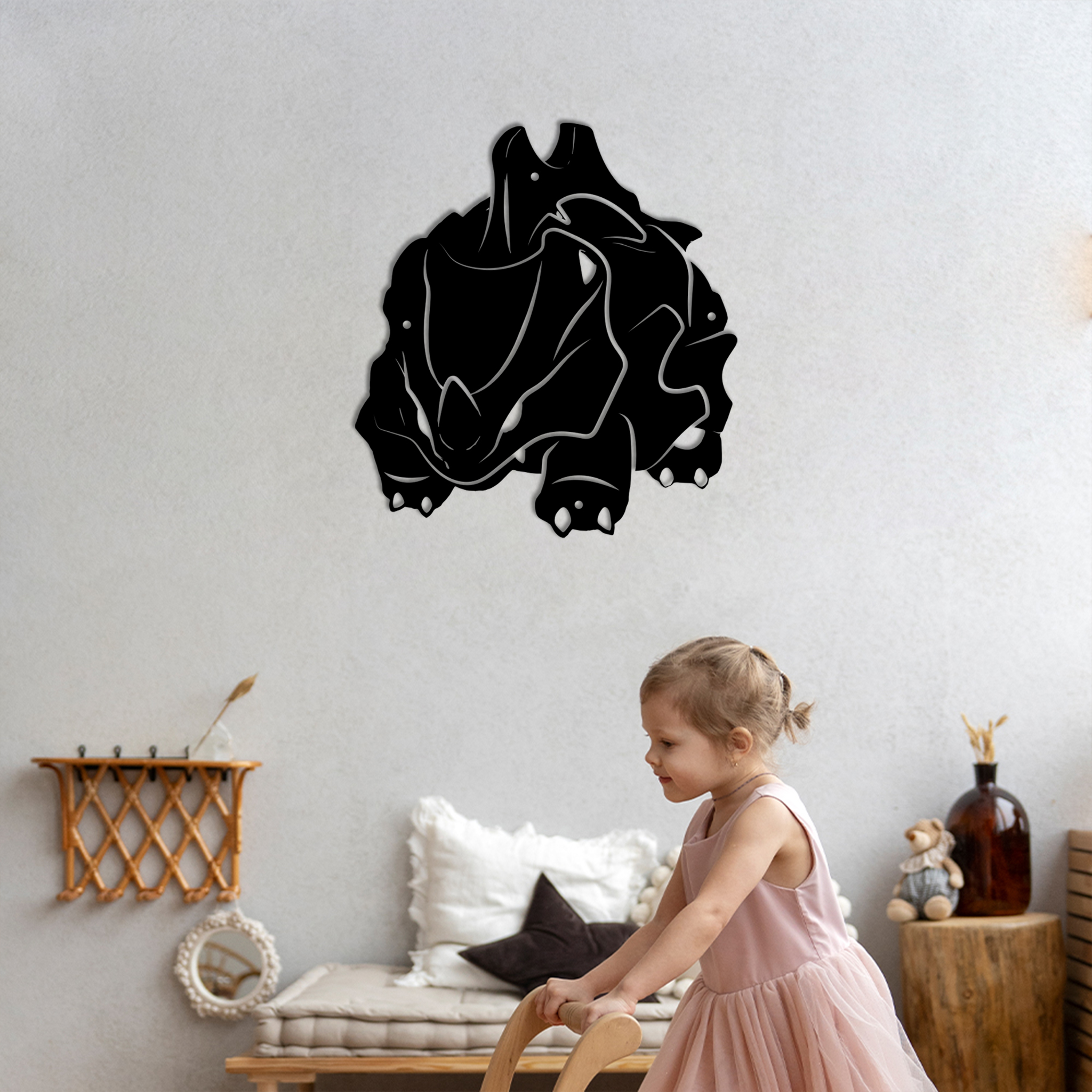 Pokemon Rhyhorn Metal Signs