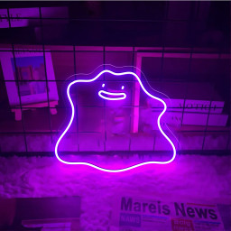 Pokemon Ditto Neon Sign