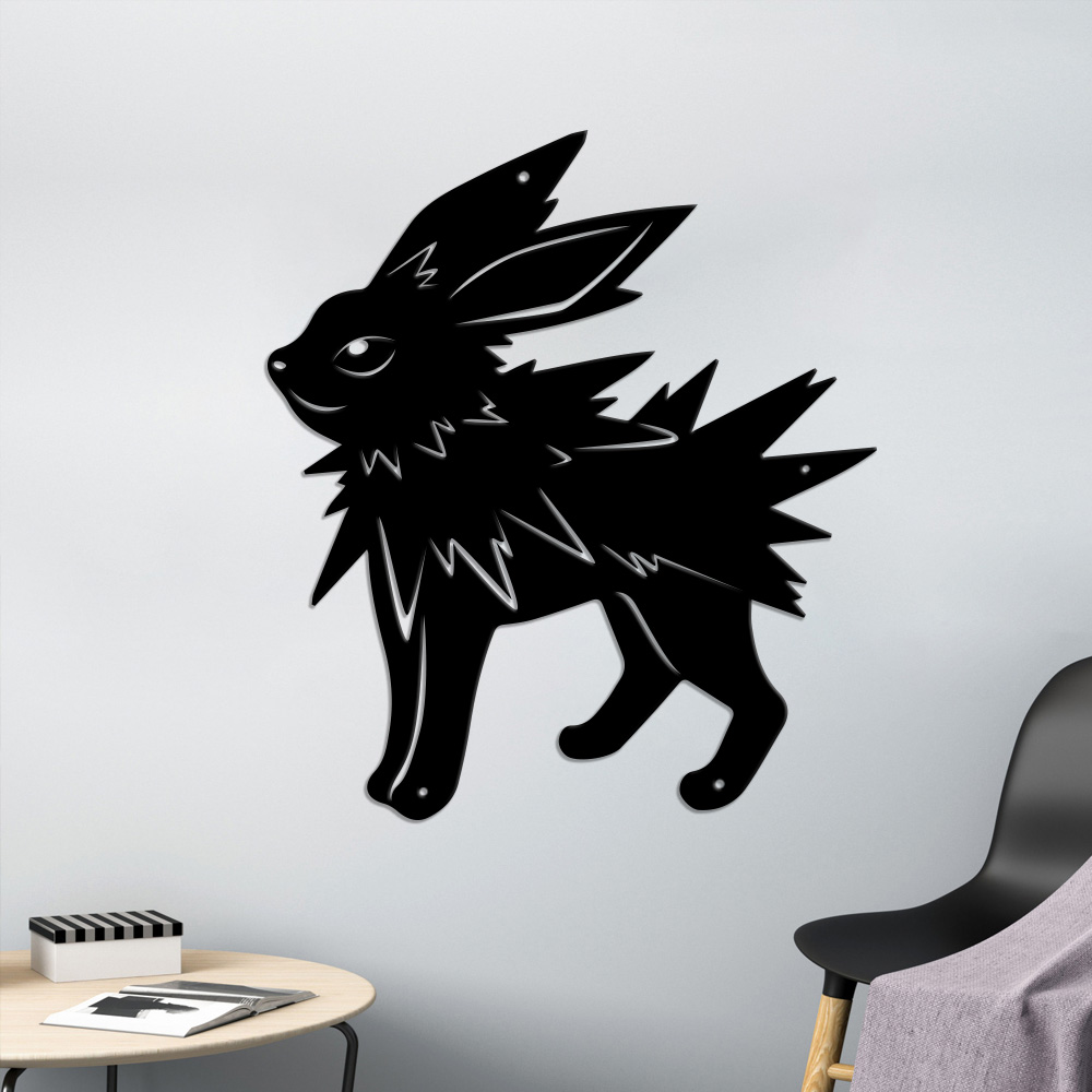 Jolteon Pokemon Metal Sign