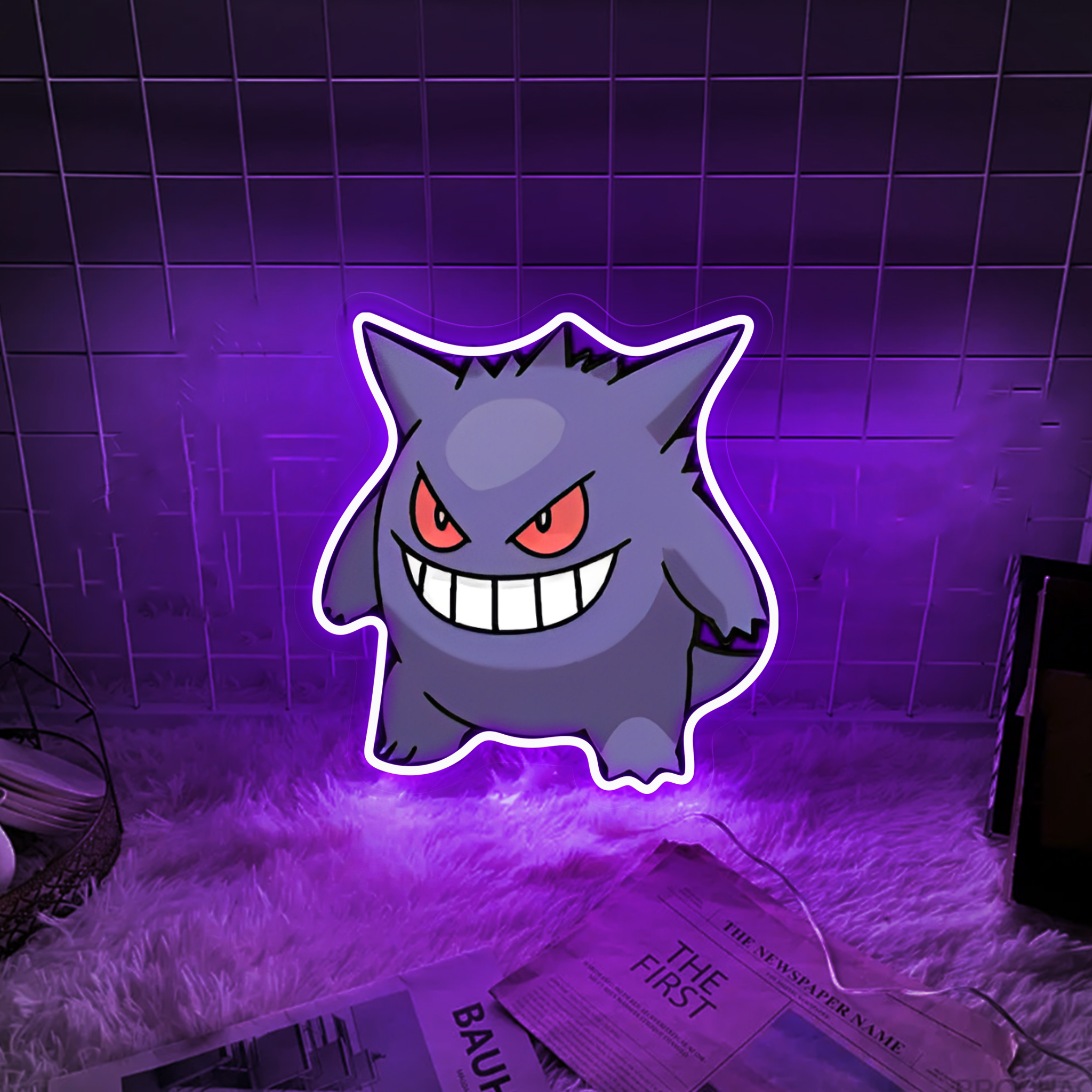 Pokemon Gengar UV Sign