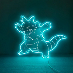 Pokemon Rhydon Laser Sign