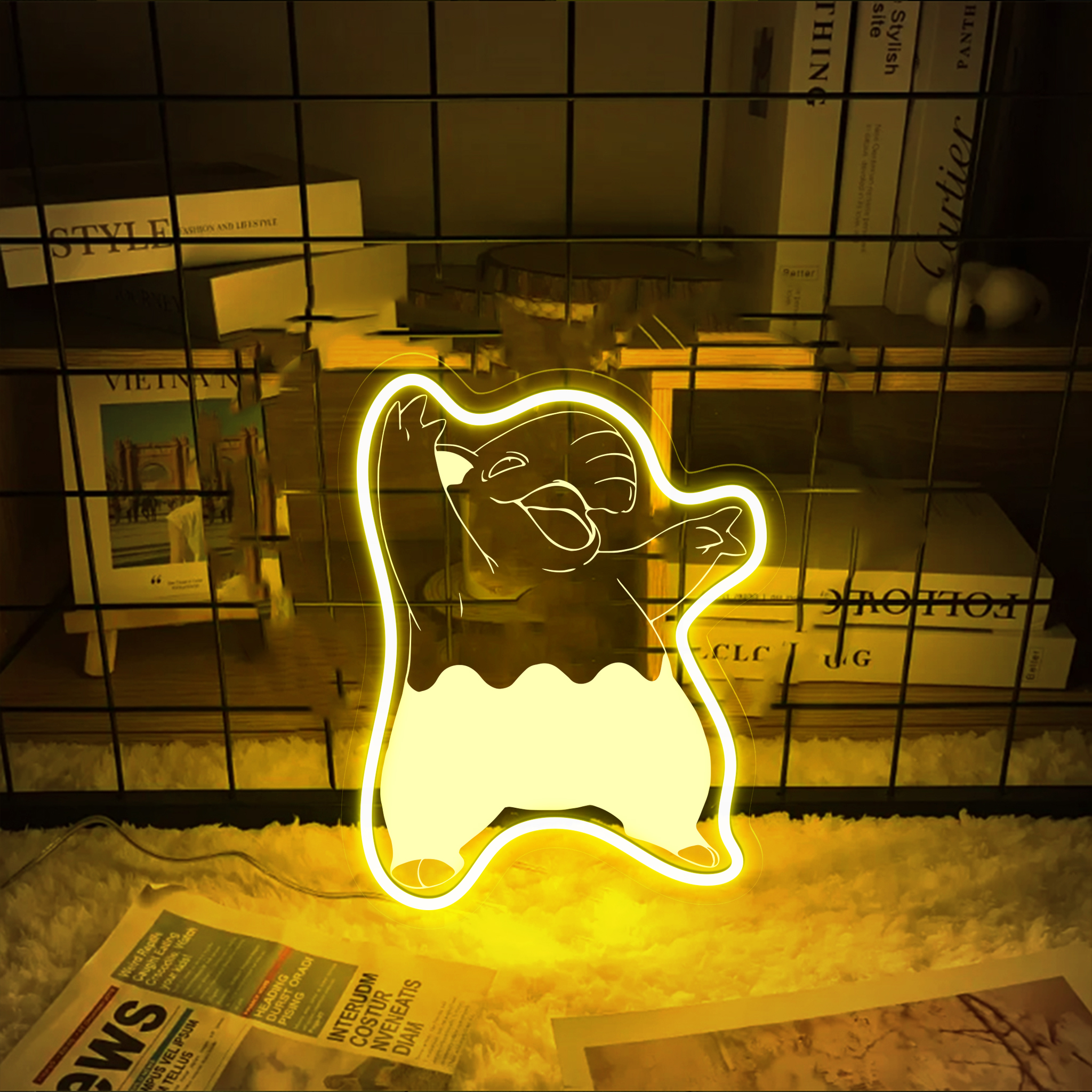 Drowzee Pokemon Laser Sign