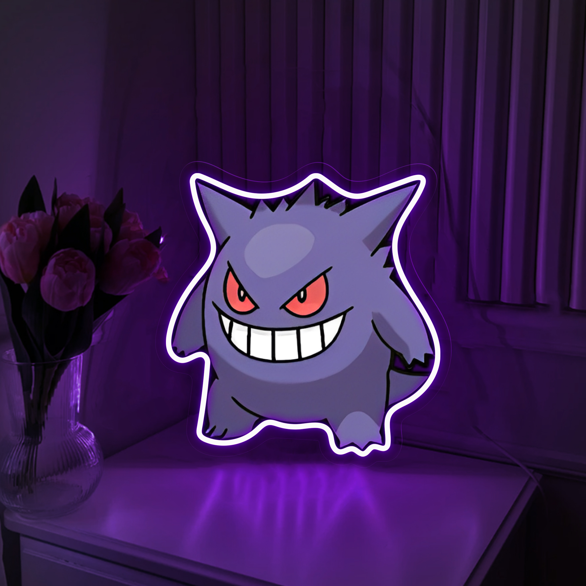 Pokemon Gengar UV Sign