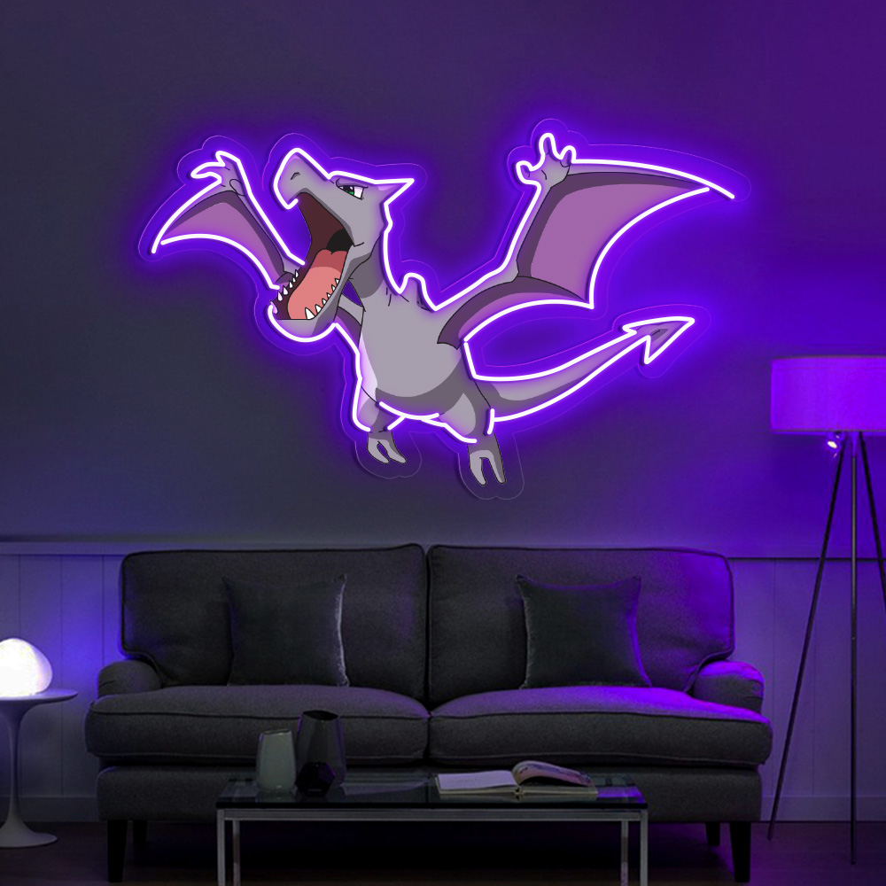 Aerodactyl Pokemon UV Signs