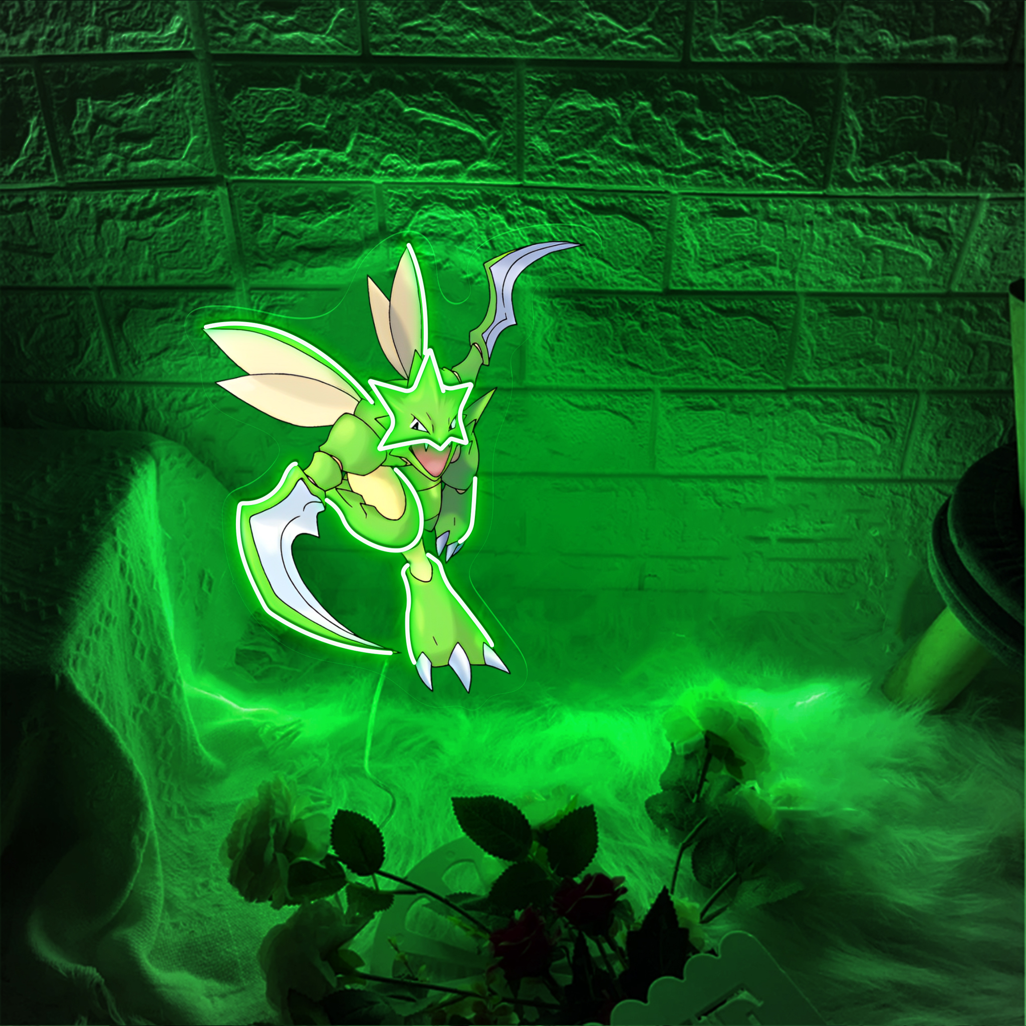 Pokemon Scyther UV Sign