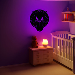Pokemon Gengar Metal Signs
