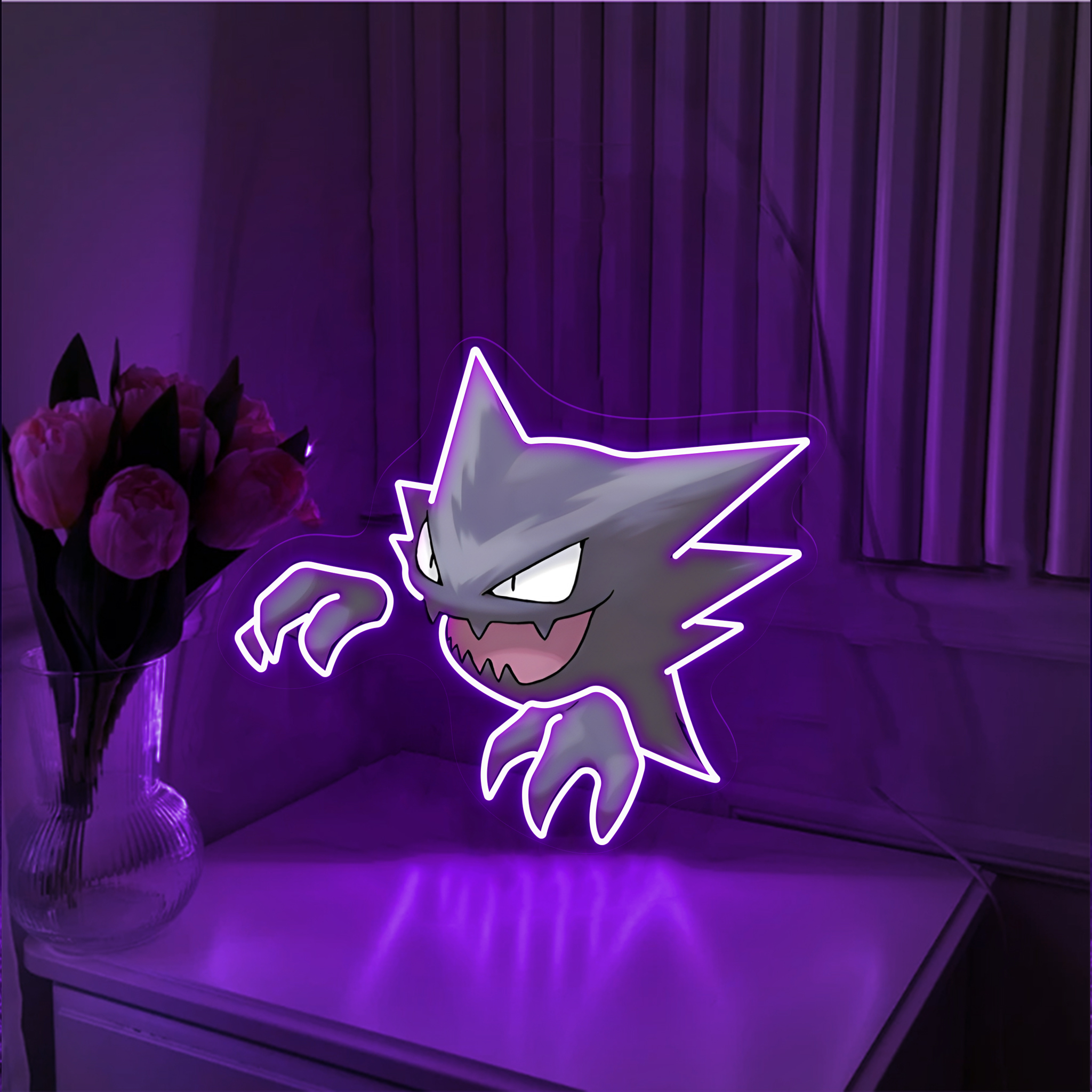 Haunter Pokemon UV Sign