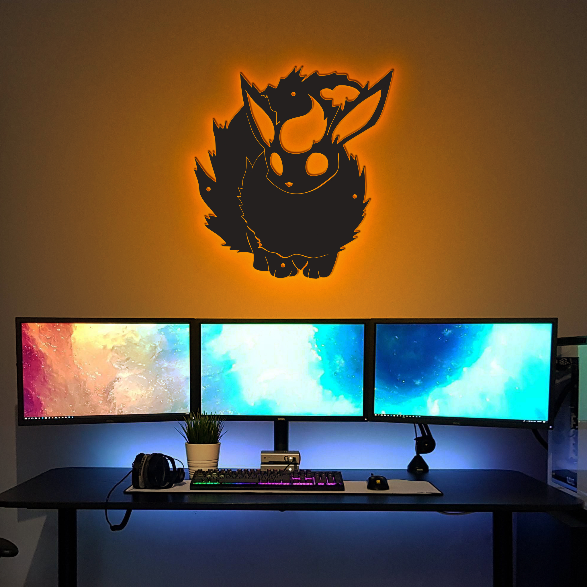 Flareon Pokemon Metal Sign