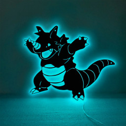 Pokemon Rhydon Metal Sign