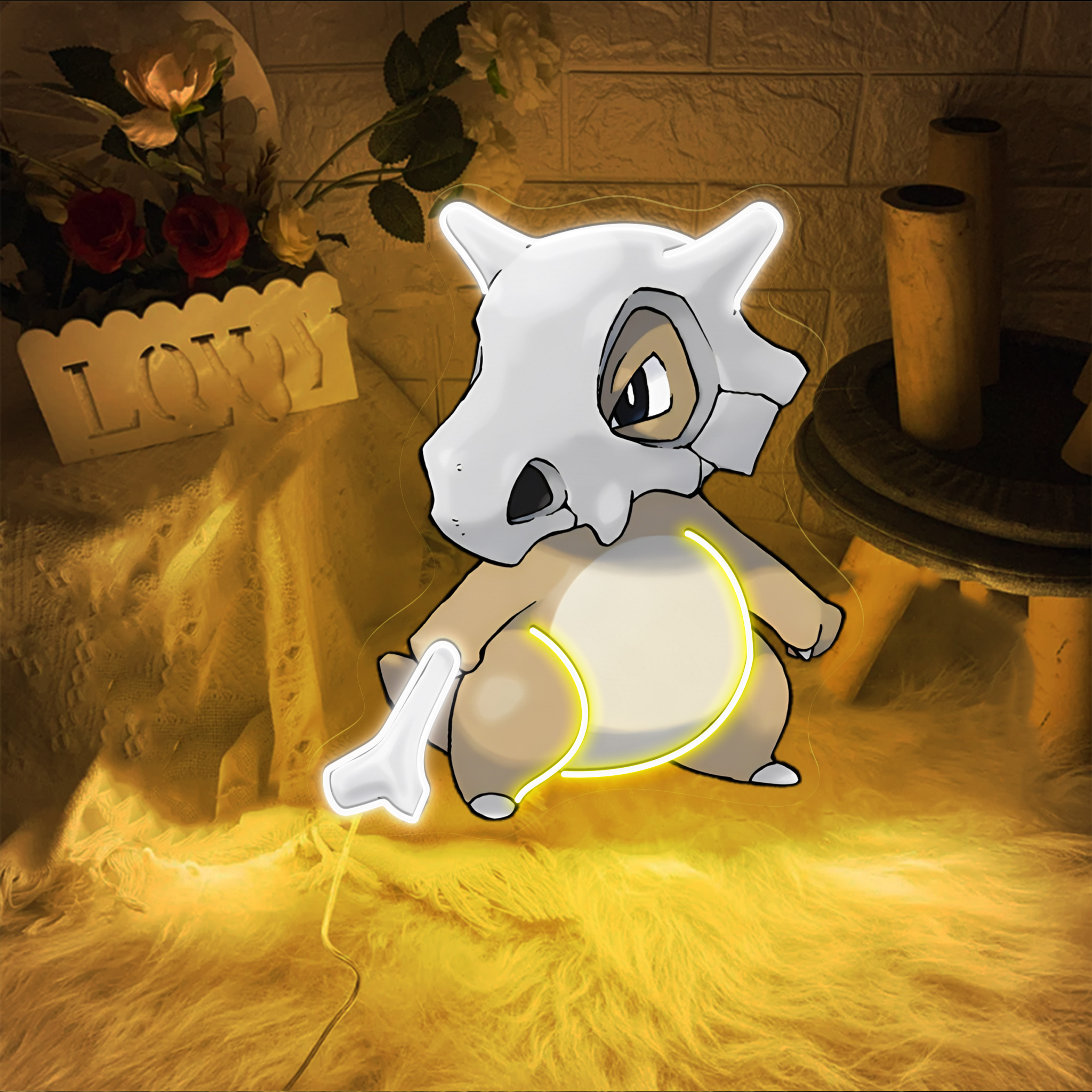 Pokemon Cubone UV Signs