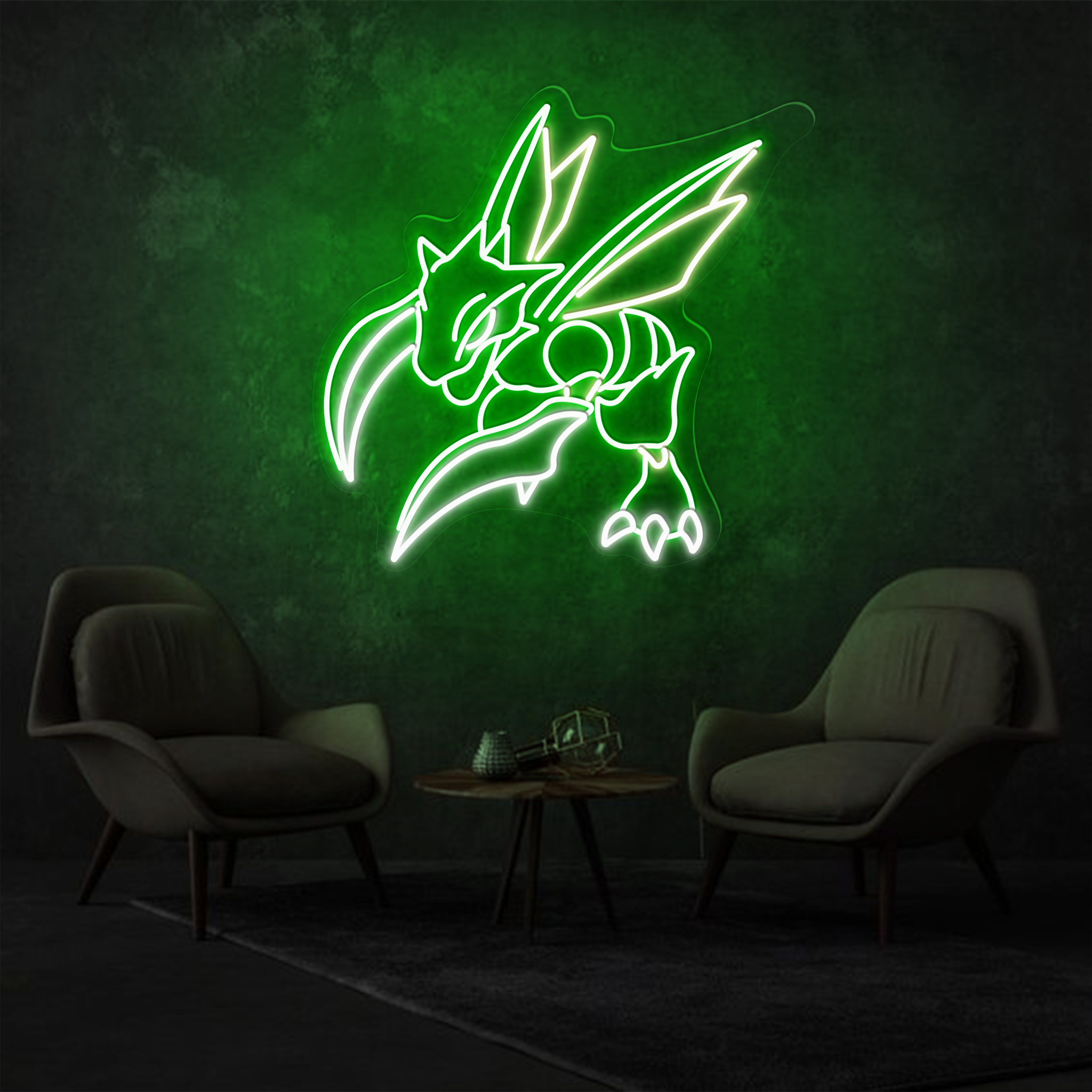 Scyther Pokemon Neon Signs