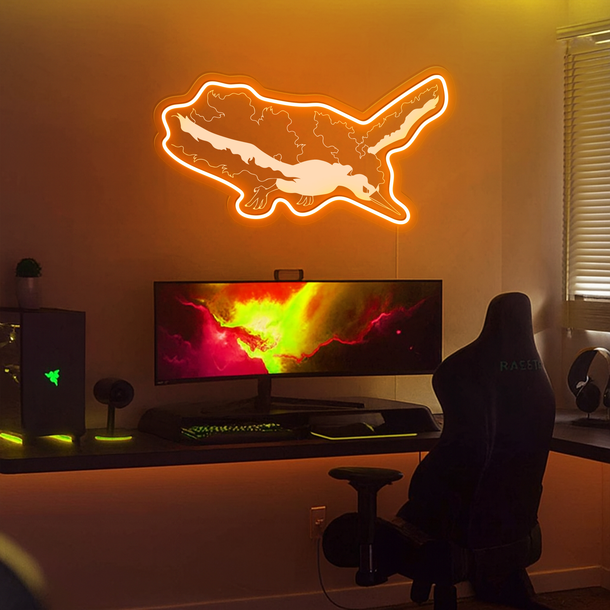 Moltres Pokemon Laser Sign